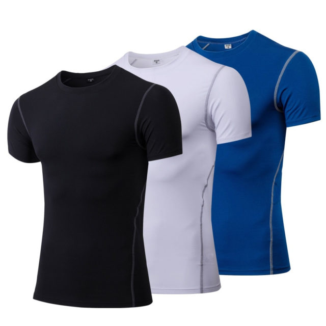 Men’s Short Sleeve T-Shirts Running Shirt Fitness Tennis Soccer Jersey Gym